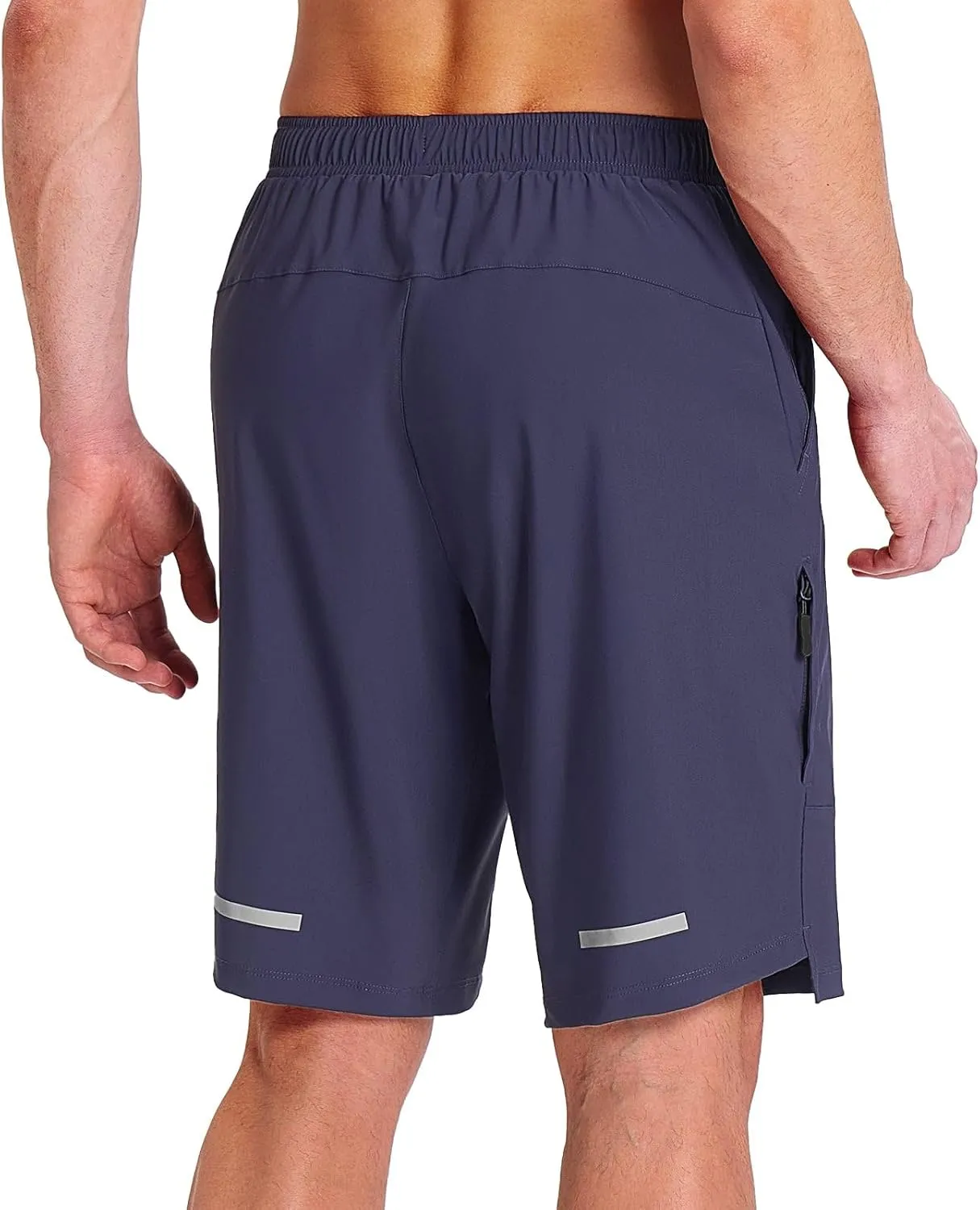 baleaf Men's Mountain Bike Shorts Loose-fit Cycling Shorts MTB Bicycle 9 Inch Zipper Pockets Drawstring Stretchy UPF50 