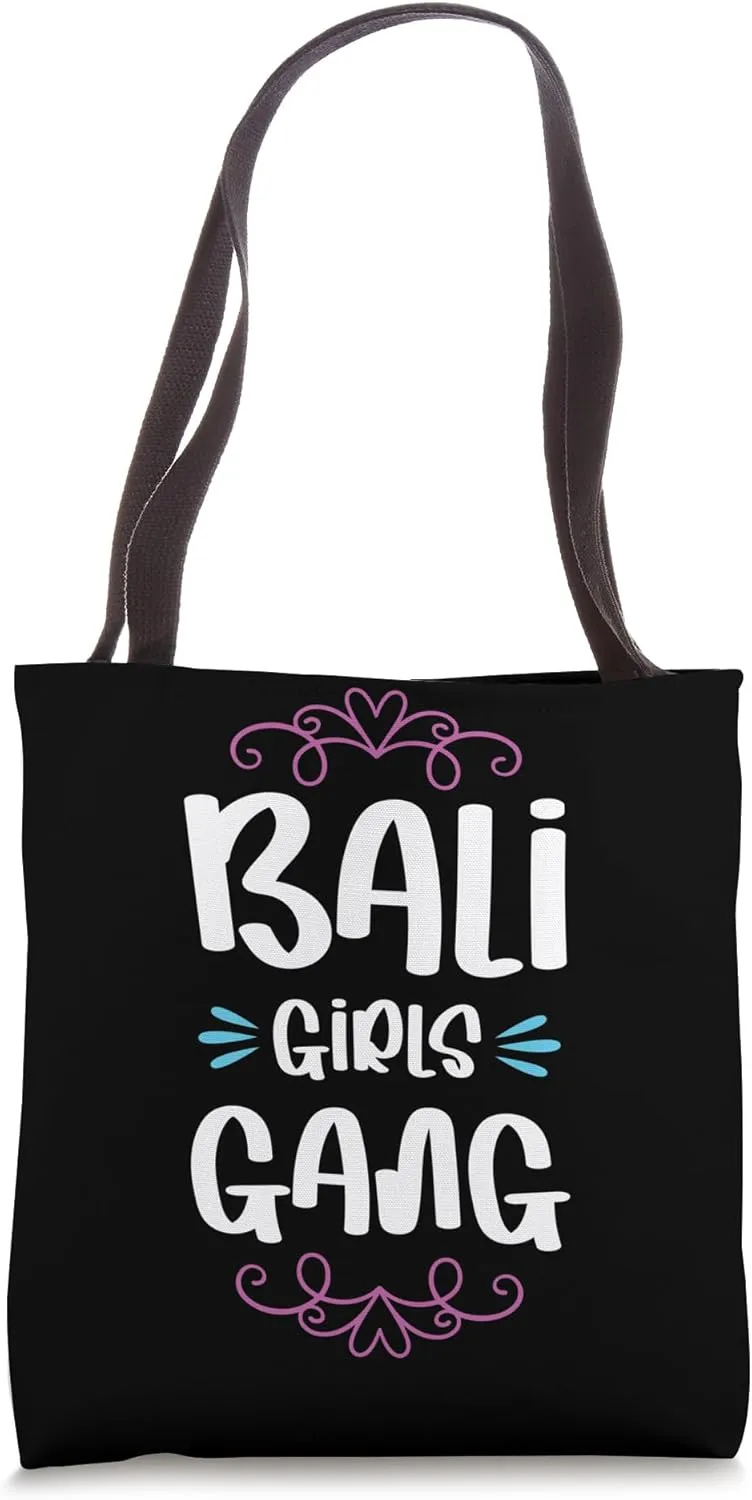 Bali Girls Gang Crew | Funny Travel Quote Tote Bag