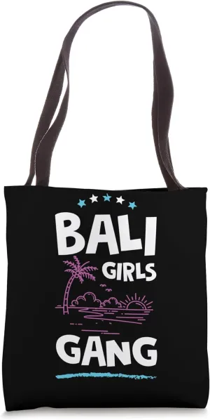 Bali Girls Gang Crew | Travel Team Tour Tote Bag