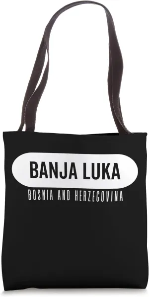 Banja Luka in Bosnia and Herzegovina Balkan European Travel Tote Bag