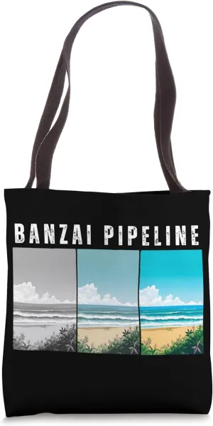 Banzai Pipeline Travel Souvenir Tote Bag