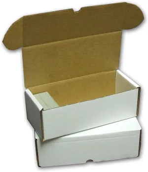 BCW 500 Count Card Storage Box 4 Pack - Collectible Trading Card Organizer