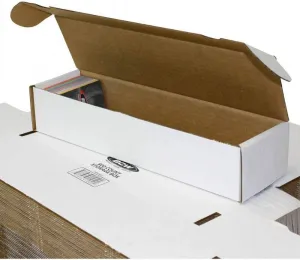 BCW 800ct Trading Card Storage Boxes - 4 Pack | Organizer for Sports Cards, MTG, Pokemon, and Card Games | Assemby Required