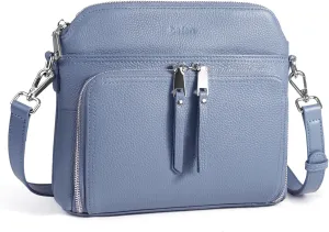 befen Genuine Leather Crossbody Purses for Women, Women's Small Crossbody Shoulder Bag with Built in RFID Wallet