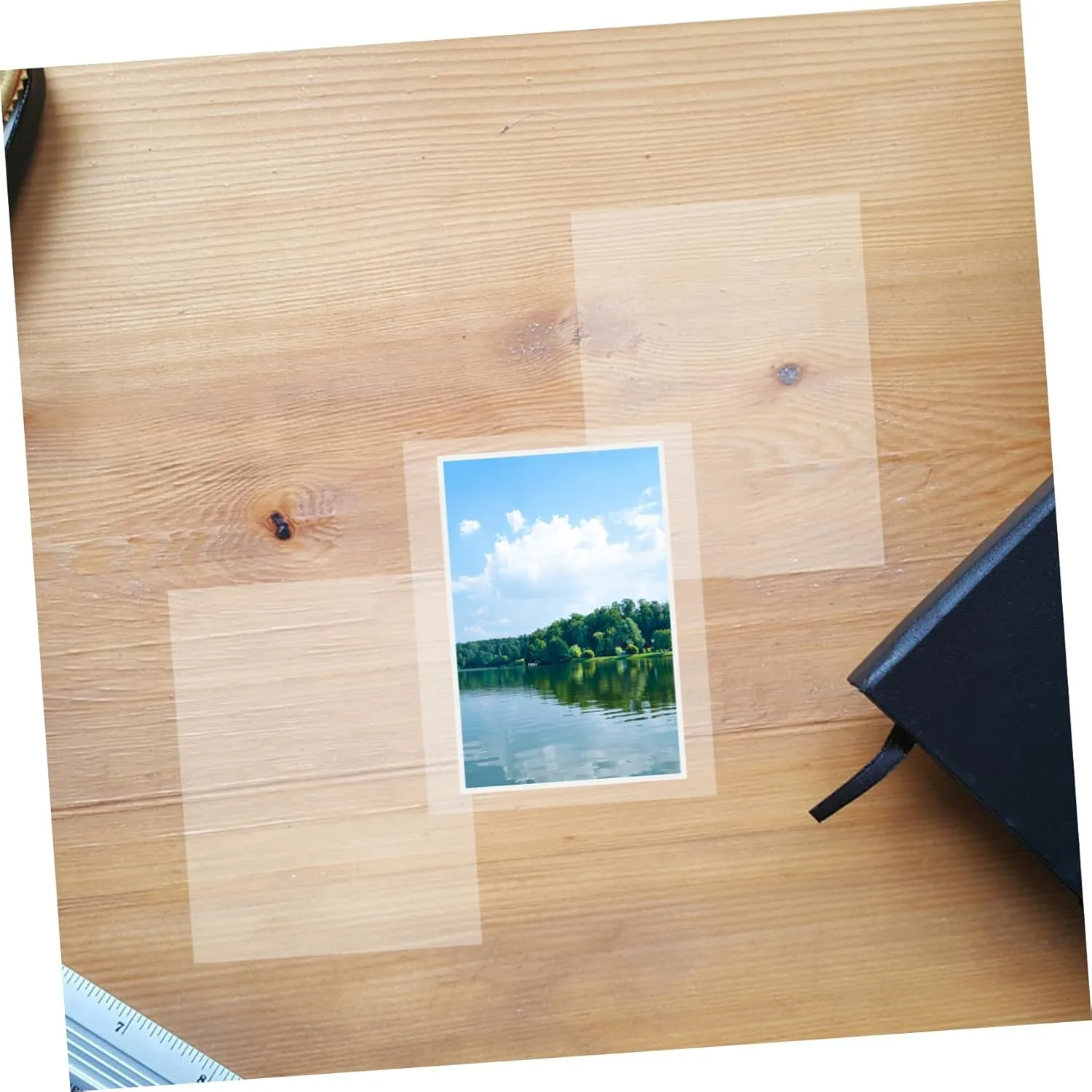 BESPORTBLE 5sets 50pcs Transparent Protective Card Sleeves Portable Cardholders for Trading Cards Photos Postcards Collectibles Compact Design for Organization 50pcs*5