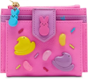 Betsey Johnson Women's x Peeps Bifold Wallet, Pink Multi, One Size