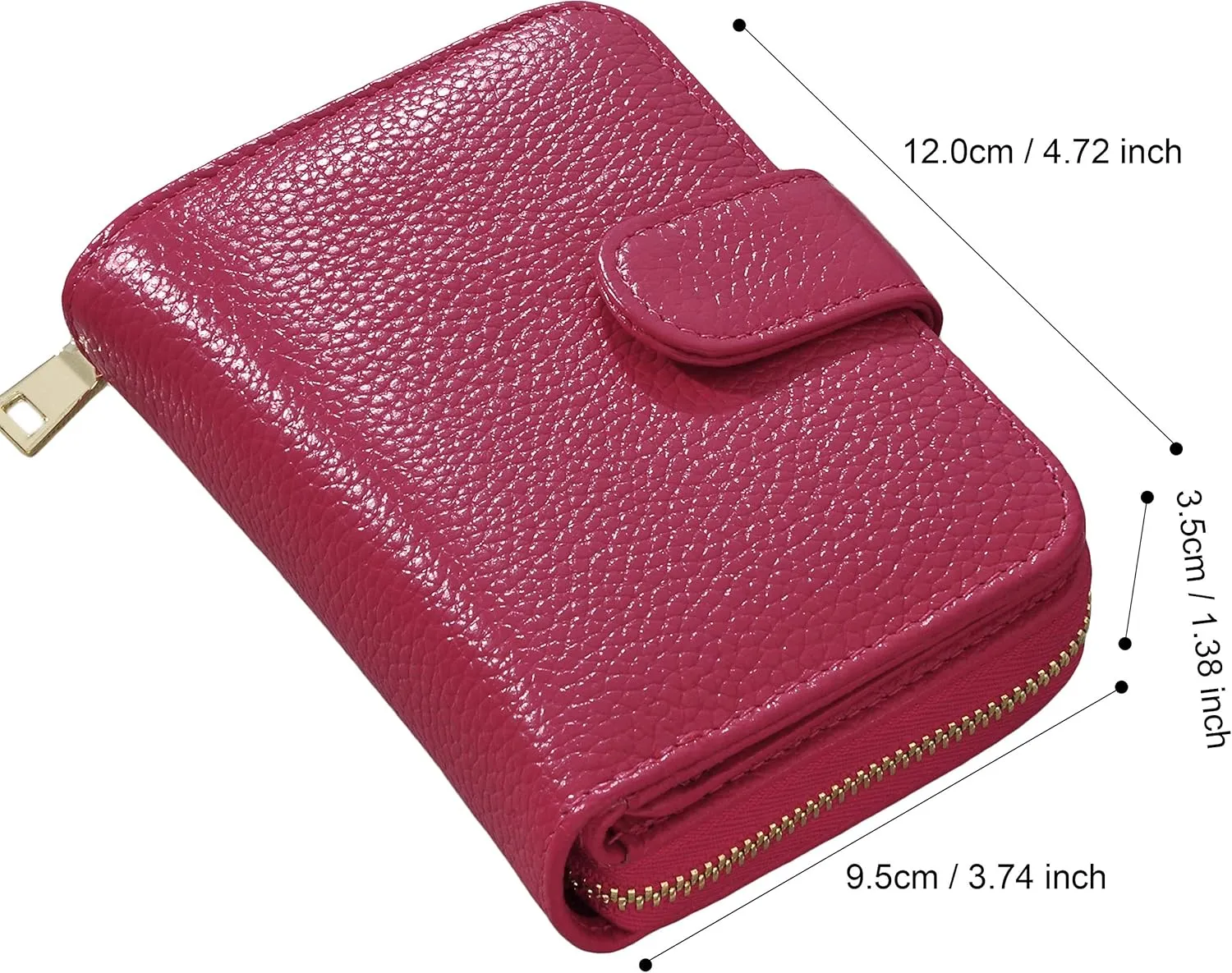 Beurlike Women's RFID Credit Card Wallet Organizer Case Leather Ladies Small Security Card Holder
