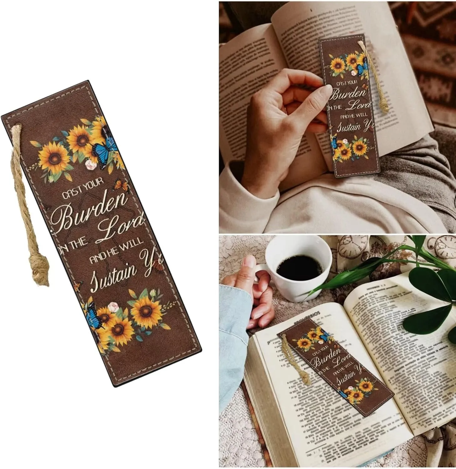 Bible Cover Case for Women Bible Bag With Bookmarks for Men Church Book Handbag for Girls Boys Study
