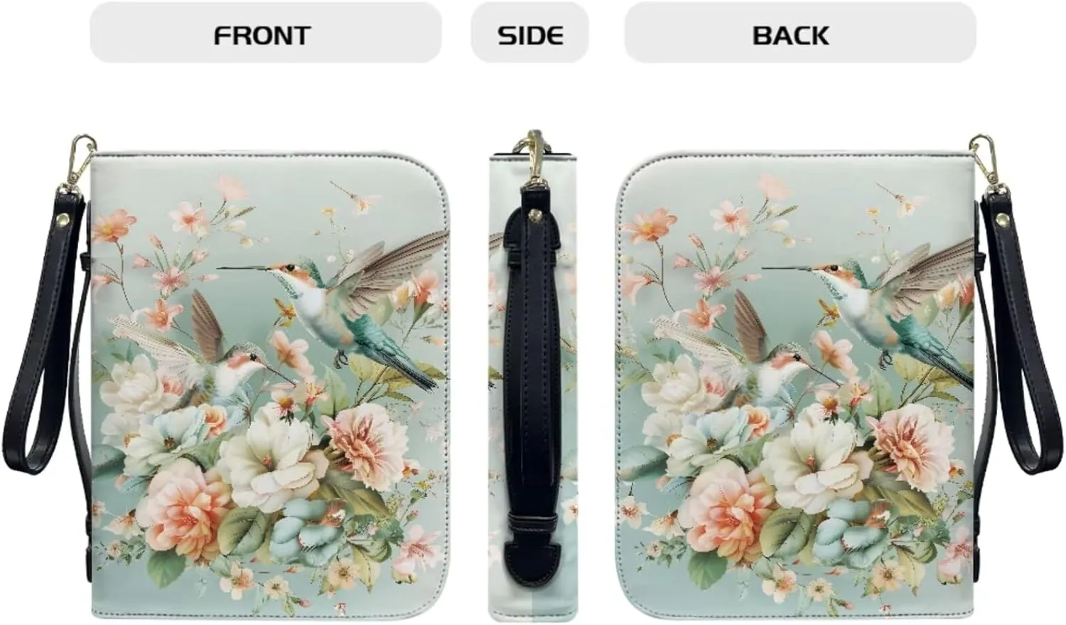 Bible Cover Case for Women Bible Bag With Bookmarks for Men Church Book Handbag for Girls Boys Study