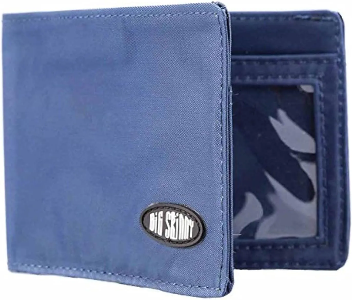Big Skinny Men's Compact Sports Bi-Fold Slim Wallet, Holds Up to 20 Cards