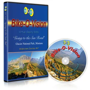 Bike-O-Vision Cycling Video- Going to the Sun Rd, Glacier National Park, Montana BR #47