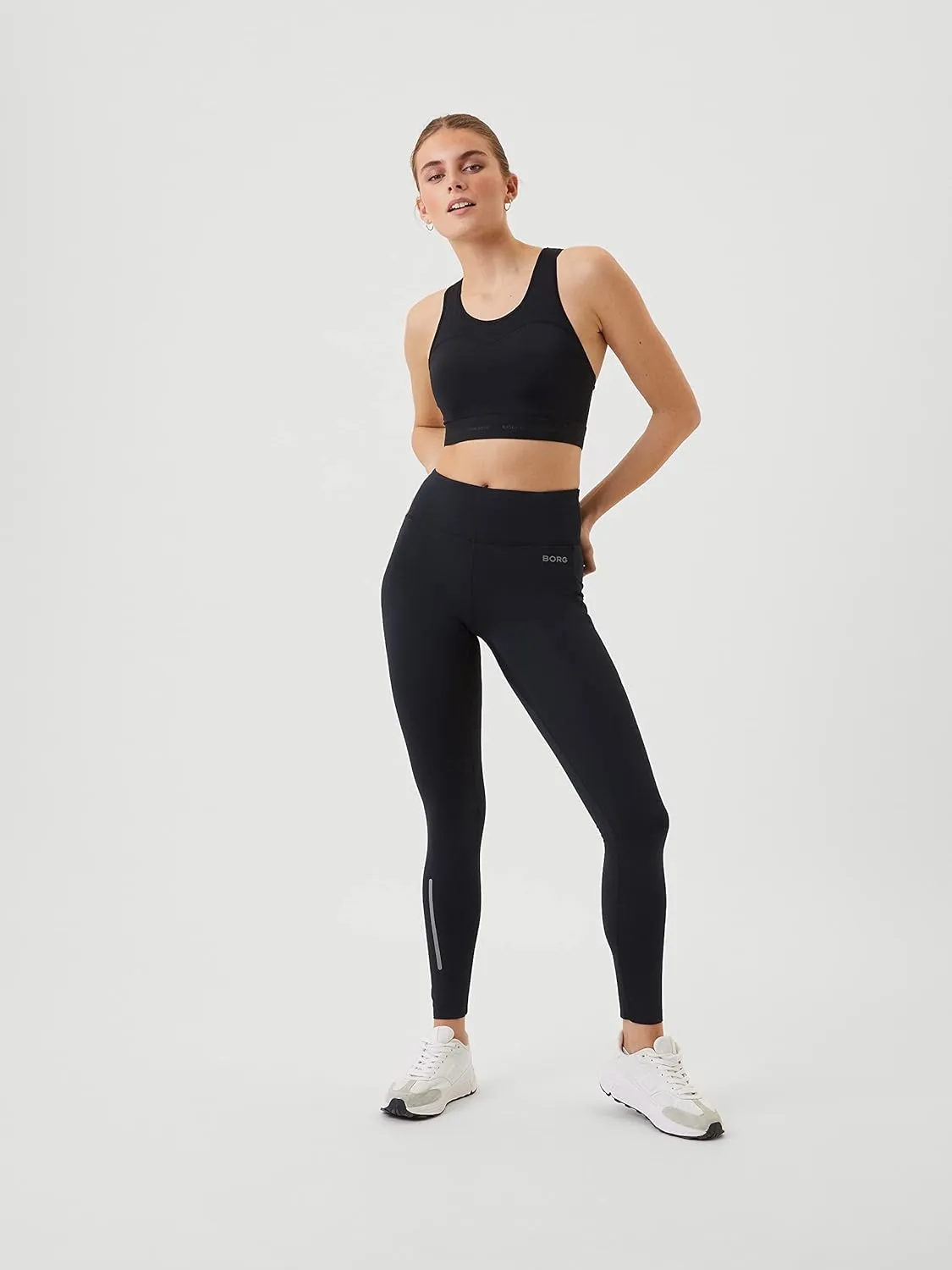 Bjorn Borg Running Sports Bra, Black Sports Bra Women