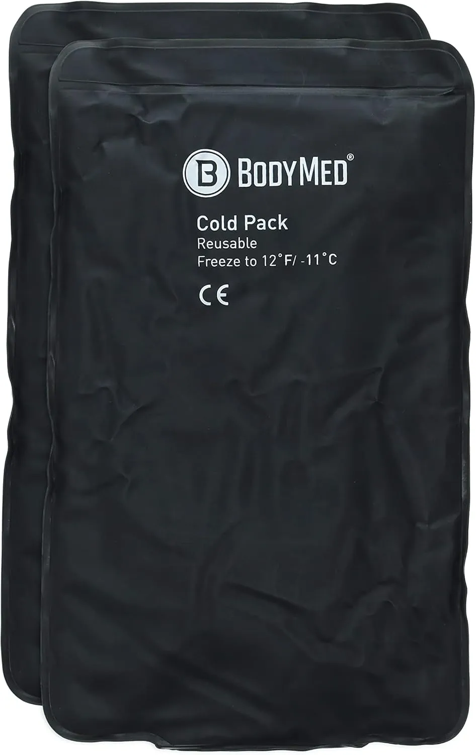 BodyMed Heavy Duty Reusable Urethane Ice Pack (2-Pack) for Knee, Arm, Elbow, Shoulder, Back - Professional Grade Cold Therapy for Injuries, Aches, Swelling, Bruises, Sprains - 12 in. x 7 in. (Half)
