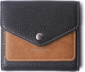 Borgasets Small Wallet for Women Genuine Leather RFID Blocking Card Holder Organizer Pocket Compact Bifold Ladies Mini Purse