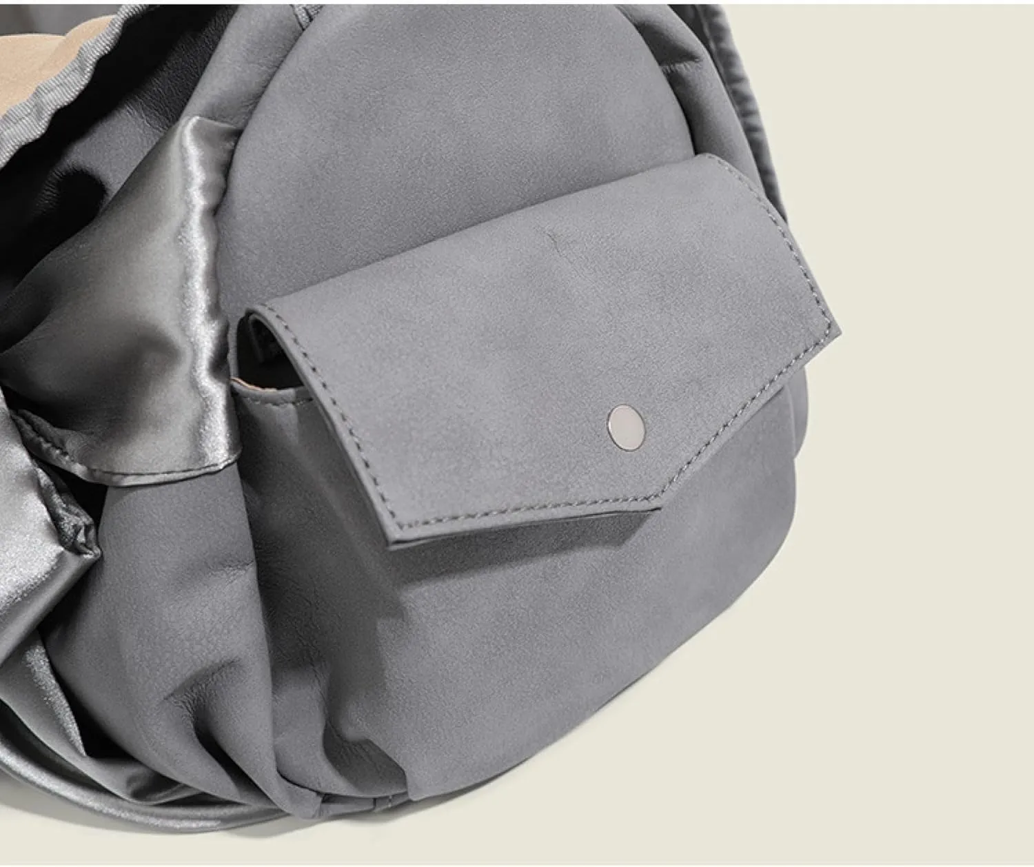 Bow Embellished Large-capacity Tote Shoulder Bag