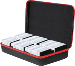 Brappo 1000  Playing Card Case Compatible with Cards Against Humanity,TCG Trading Cards,Phase 10 Cards,Magic The Gathering Cards,Sport Cards &All Standard Size Cards.(Case only) (red)