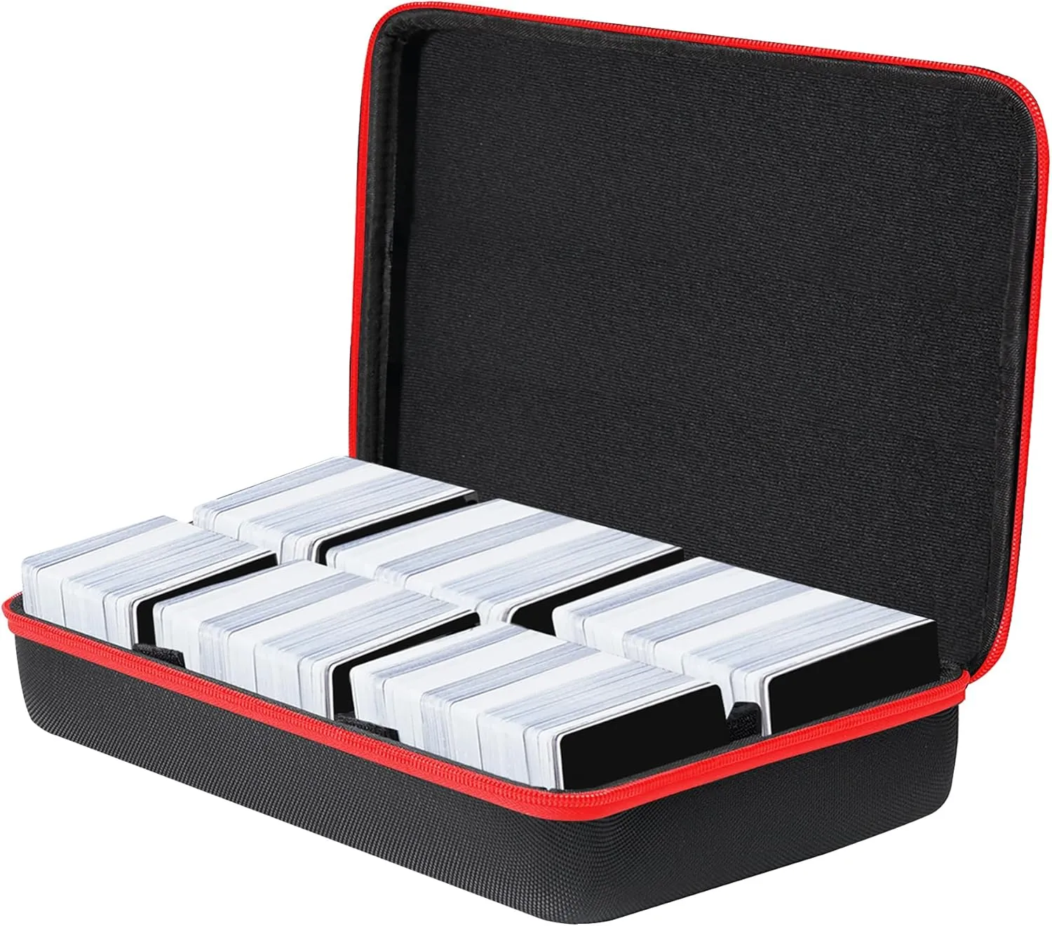 Brappo 1000  Playing Card Case Compatible with Cards Against Humanity,TCG Trading Cards,Phase 10 Cards,Magic The Gathering Cards,Sport Cards &All Standard Size Cards.(Case only) (red)