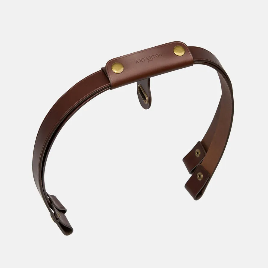 Bridle Leather Travel Handle-Saddlery
