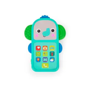 Bright Starts Elephone Baby Phone Toy for Mini-Me Fun with Music and 20  Sound Effects, 6 Months & Up