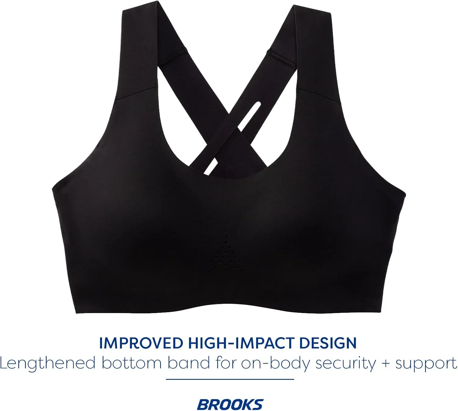 Brooks Women's Crossback 2.0 Sports Bra for Running, Workouts & Sports