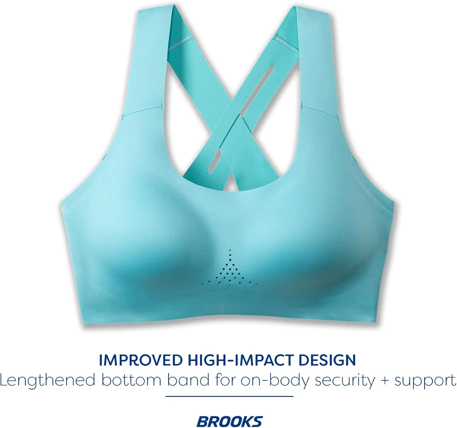 Brooks Women's Crossback 2.0 Sports Bra for Running, Workouts & Sports