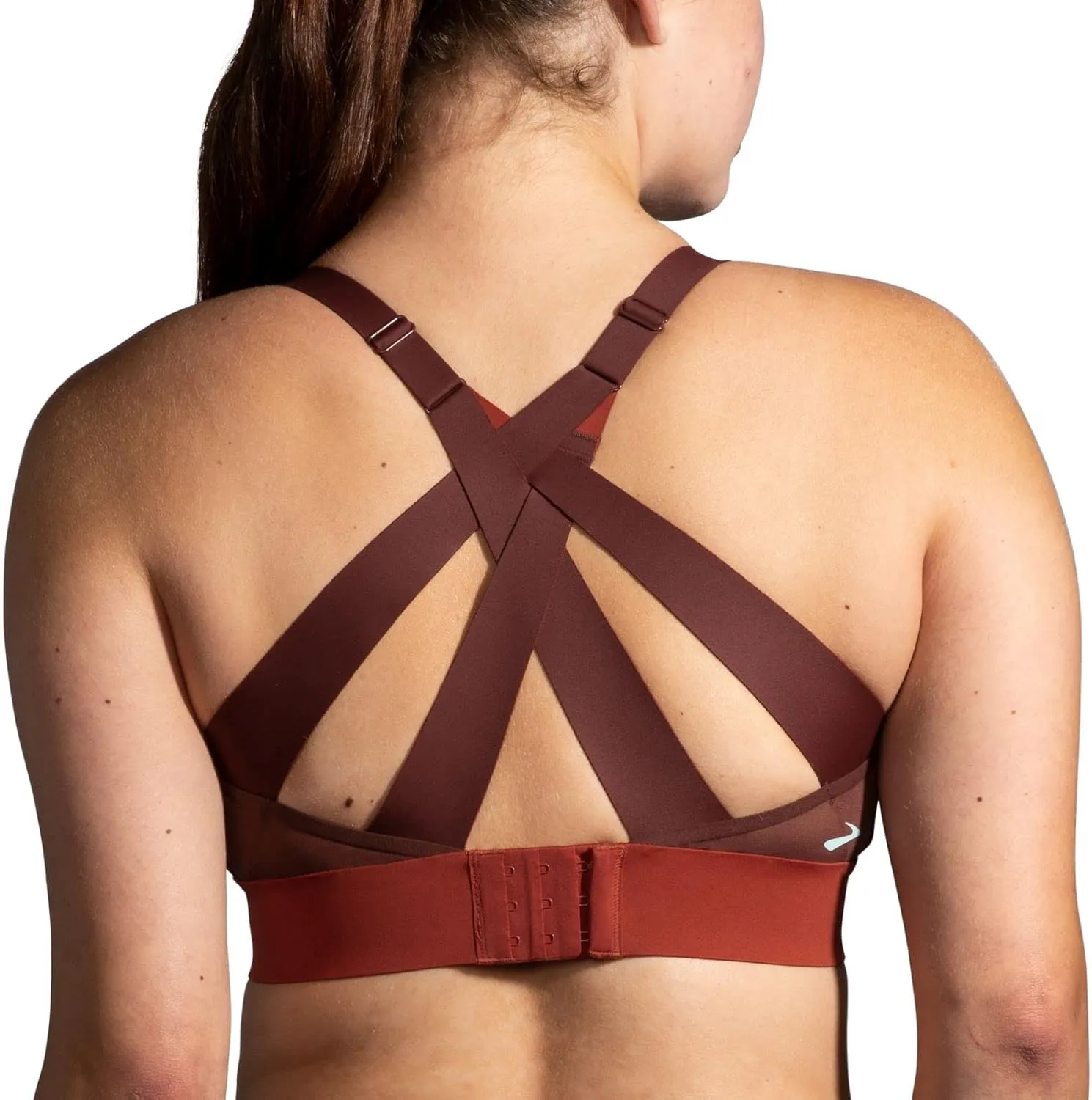 Brooks Women's Interlace Sports Bra for High Impact Running, Workouts & Sports with Maximum Support