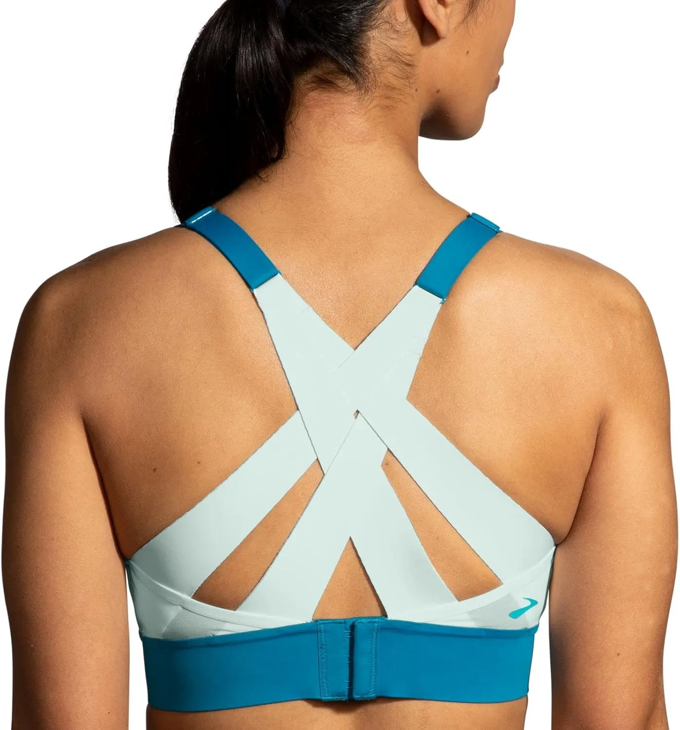 Brooks Women's Interlace Sports Bra for High Impact Running, Workouts & Sports with Maximum Support