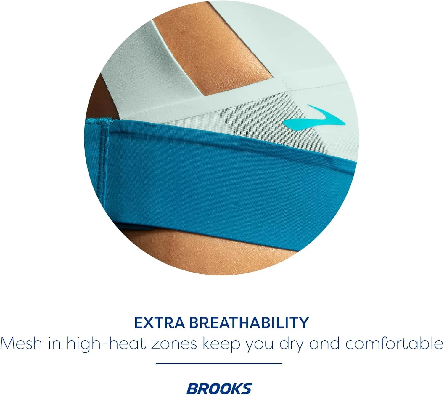 Brooks Women's Interlace Sports Bra for High Impact Running, Workouts & Sports with Maximum Support