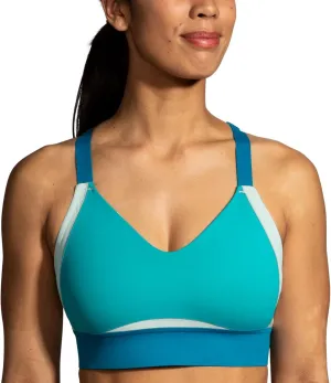 Brooks Women's Interlace Sports Bra for High Impact Running, Workouts & Sports with Maximum Support