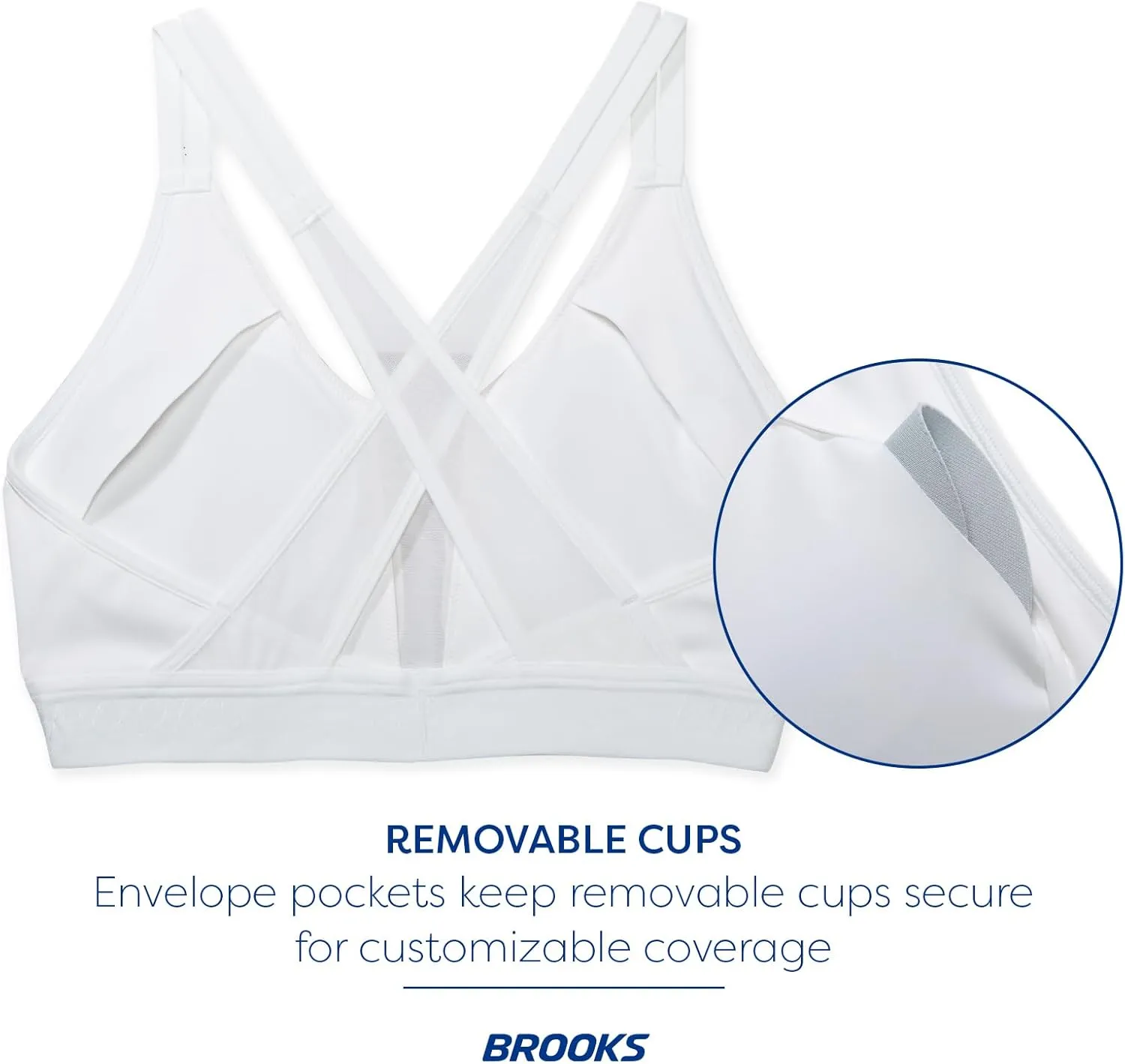 Brooks Women's Plunge 2.0 Sports Bra for Running, Workouts & Sports