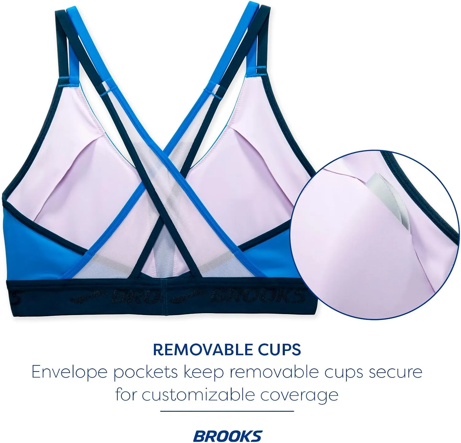 Brooks Women's Plunge 2.0 Sports Bra for Running, Workouts & Sports