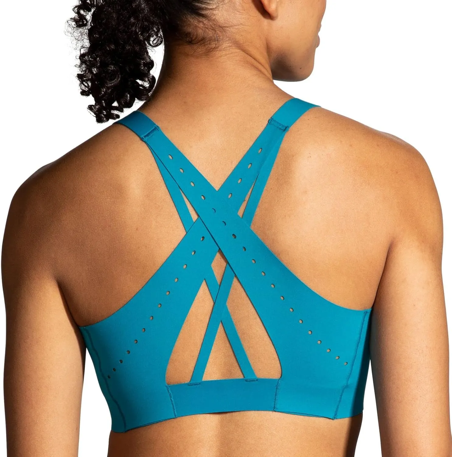 Brooks Women’s Strappy 2.0 Sports Bra for Running, Workouts & Sports with Medium Support