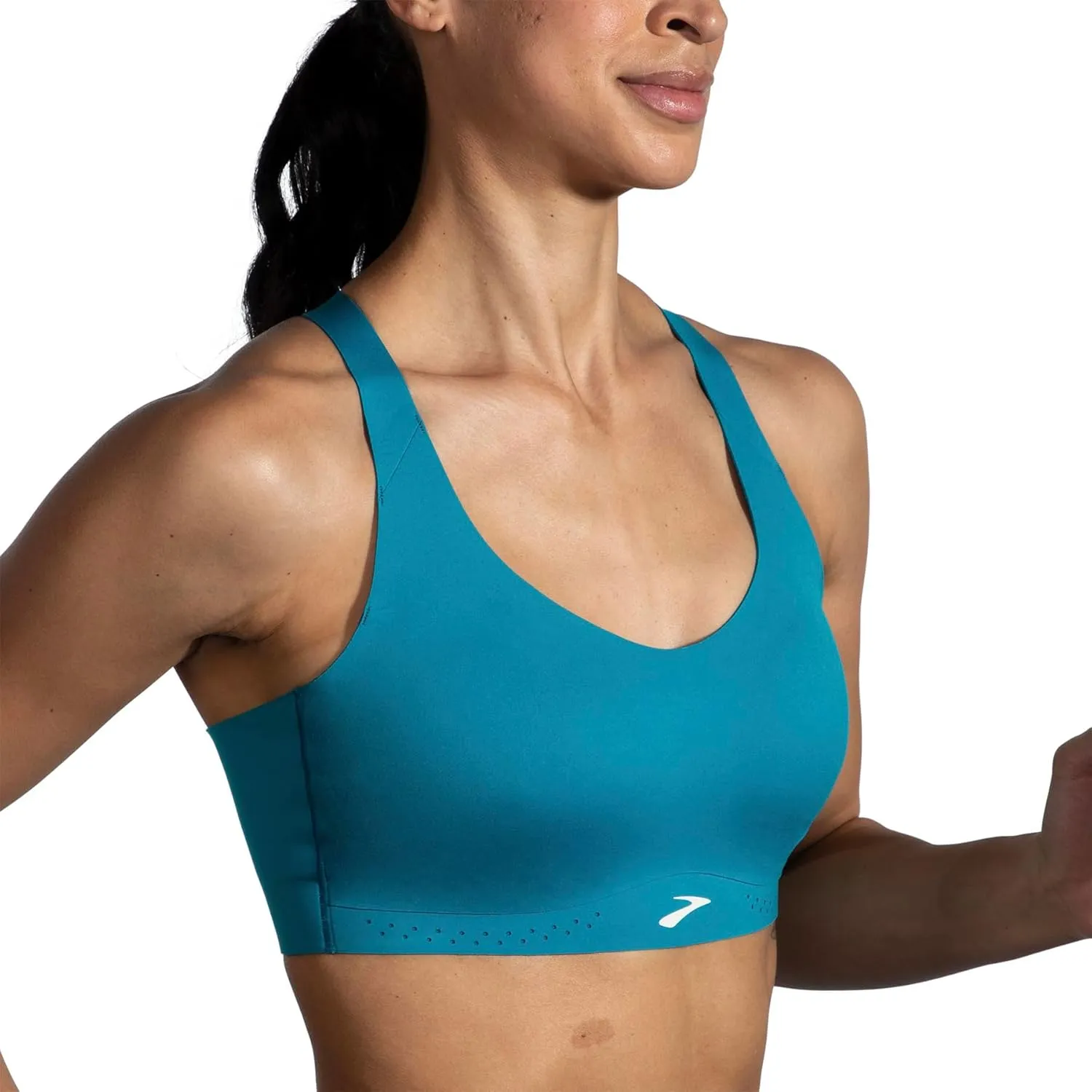 Brooks Women’s Strappy 2.0 Sports Bra for Running, Workouts & Sports with Medium Support