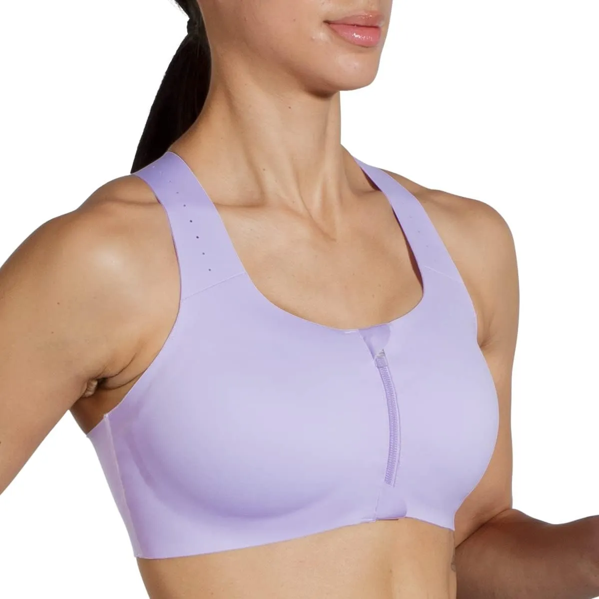 Brooks Women's Zip 2.0 Sports Bra for Running, Workouts & Sports