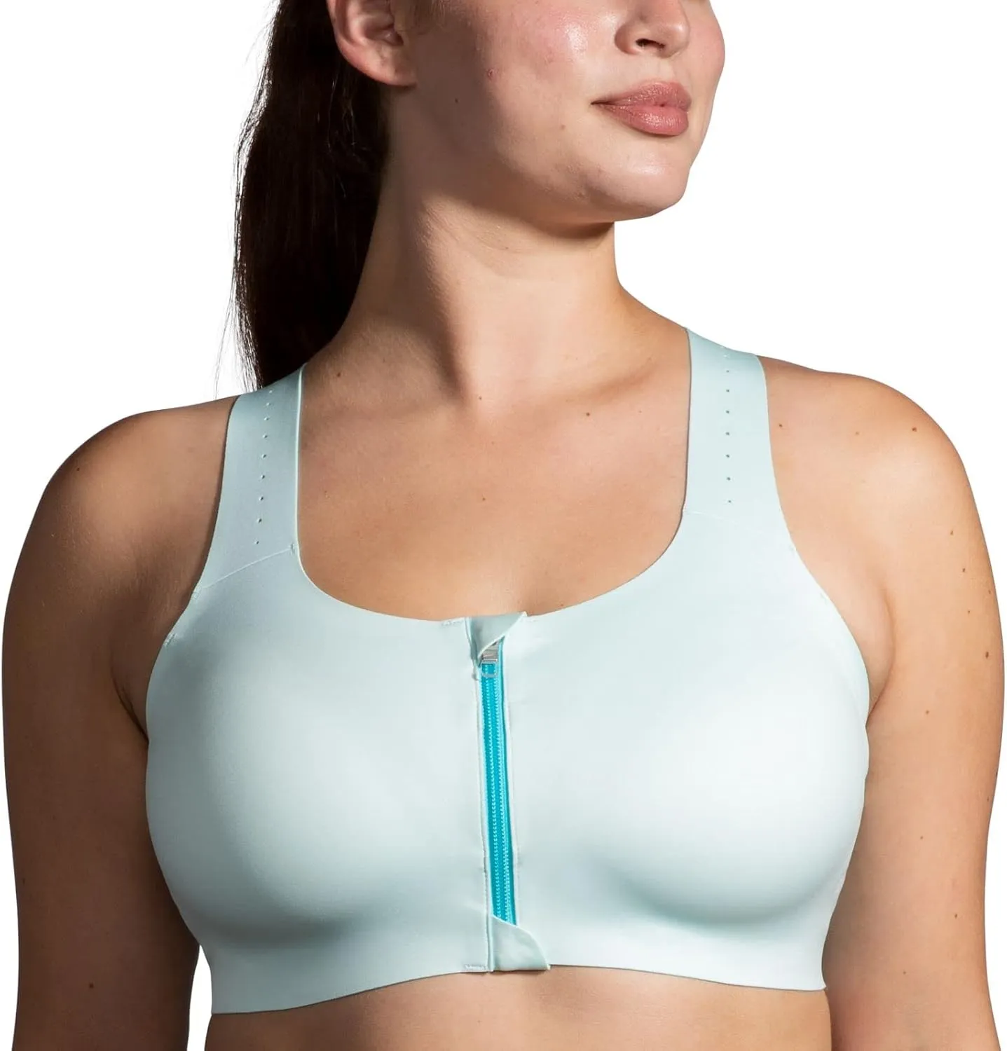 Brooks Women's Zip 2.0 Sports Bra for Running, Workouts & Sports