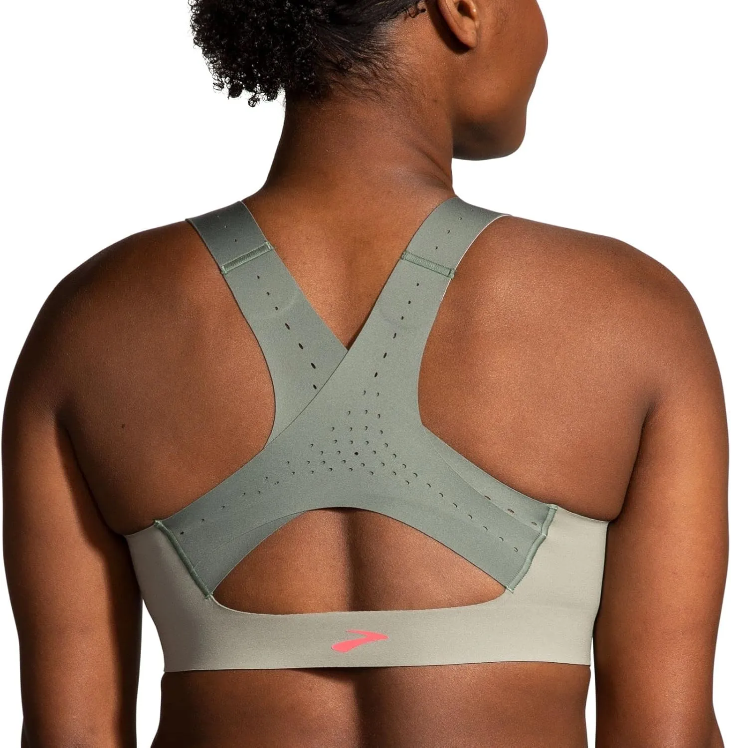 Brooks Women's Zip 2.0 Sports Bra for Running, Workouts & Sports