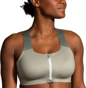 Brooks Women's Zip 2.0 Sports Bra for Running, Workouts & Sports