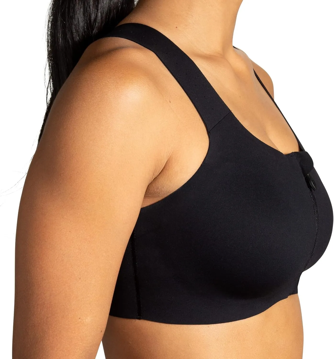 Brooks Women's Zip 2.0 Sports Bra for Running, Workouts & Sports
