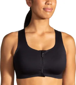 Brooks Women's Zip 2.0 Sports Bra for Running, Workouts & Sports