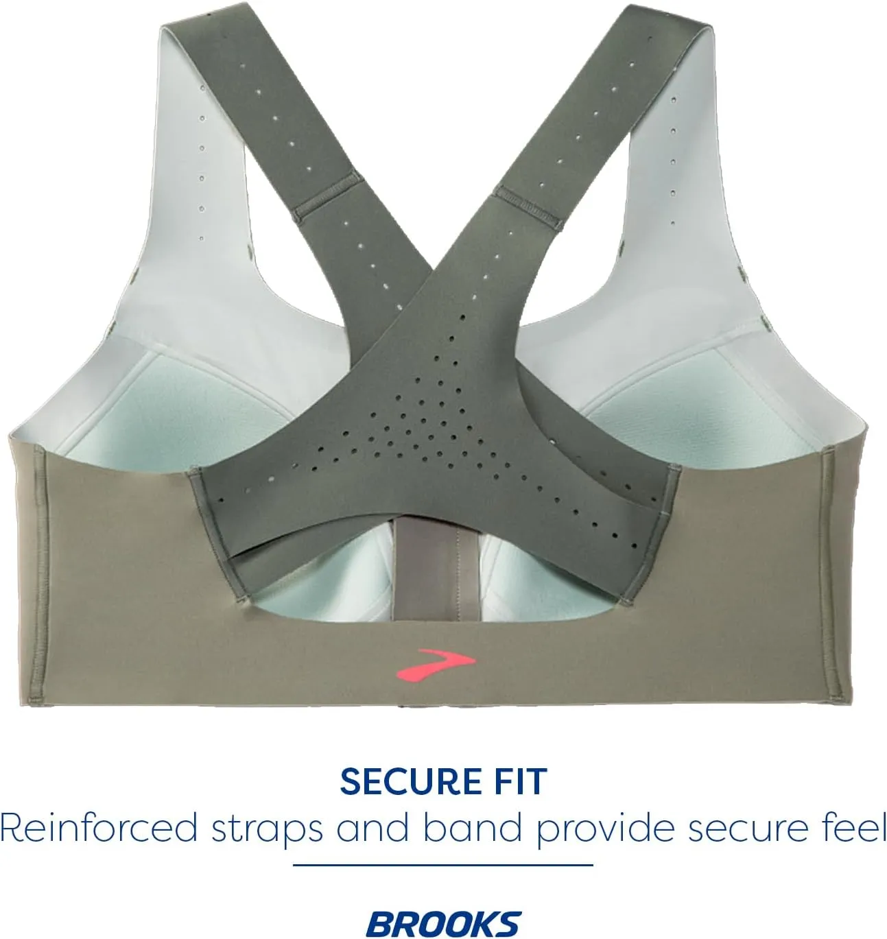 Brooks Women's Zip 2.0 Sports Bra for Running, Workouts & Sports