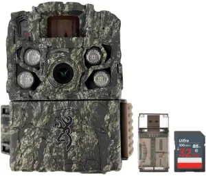 Browning Trail Cameras Strike Force FHDR with Gen 2 Night Optics System Bundle with 32GB Memory Card and All-in-One High-Speed Card Reader (3 Items)