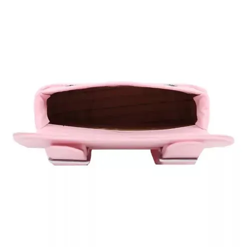 Buckle Handbag – Trendy & Stylish Shoulder Bag for Women (Pink)