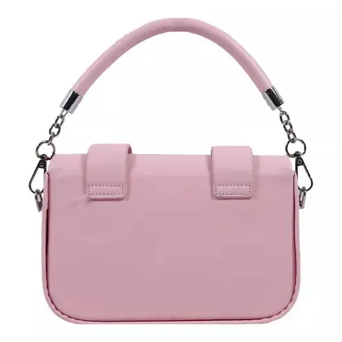 Buckle Handbag – Trendy & Stylish Shoulder Bag for Women (Pink)