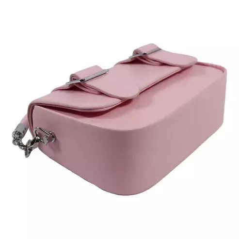 Buckle Handbag – Trendy & Stylish Shoulder Bag for Women (Pink)