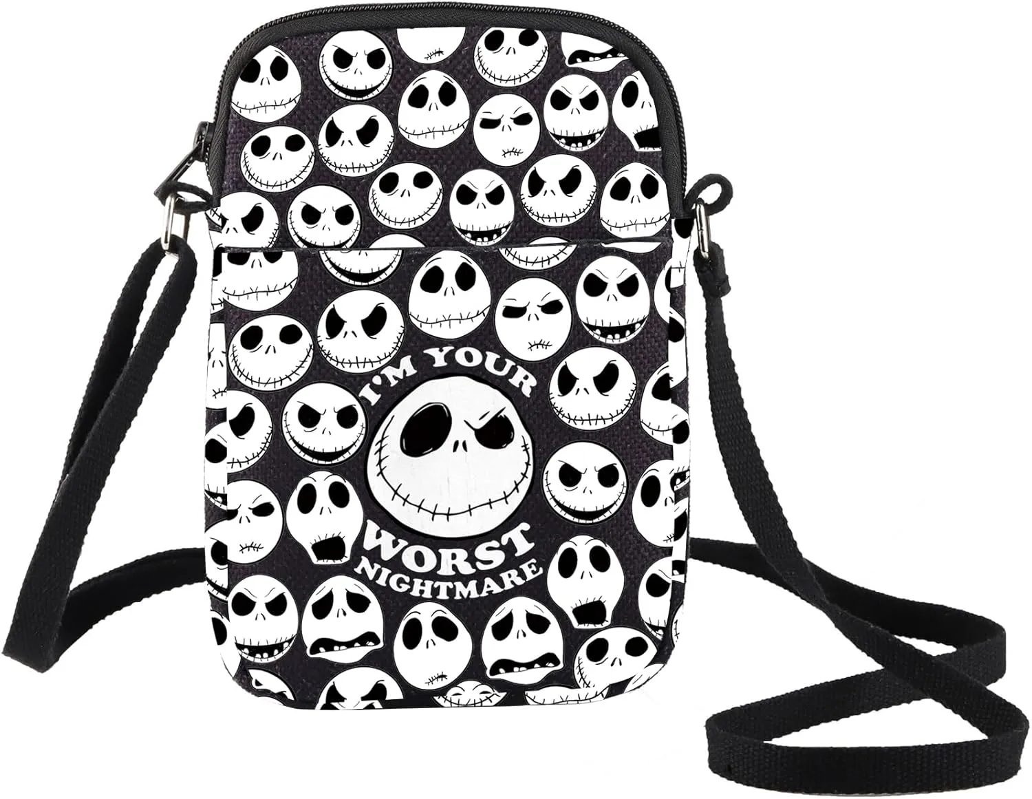BWWKTOP Jack Crossbody Bag Jack & Sally Fans Gifts Nightmare Jack Shoulder Bag Jack Merch