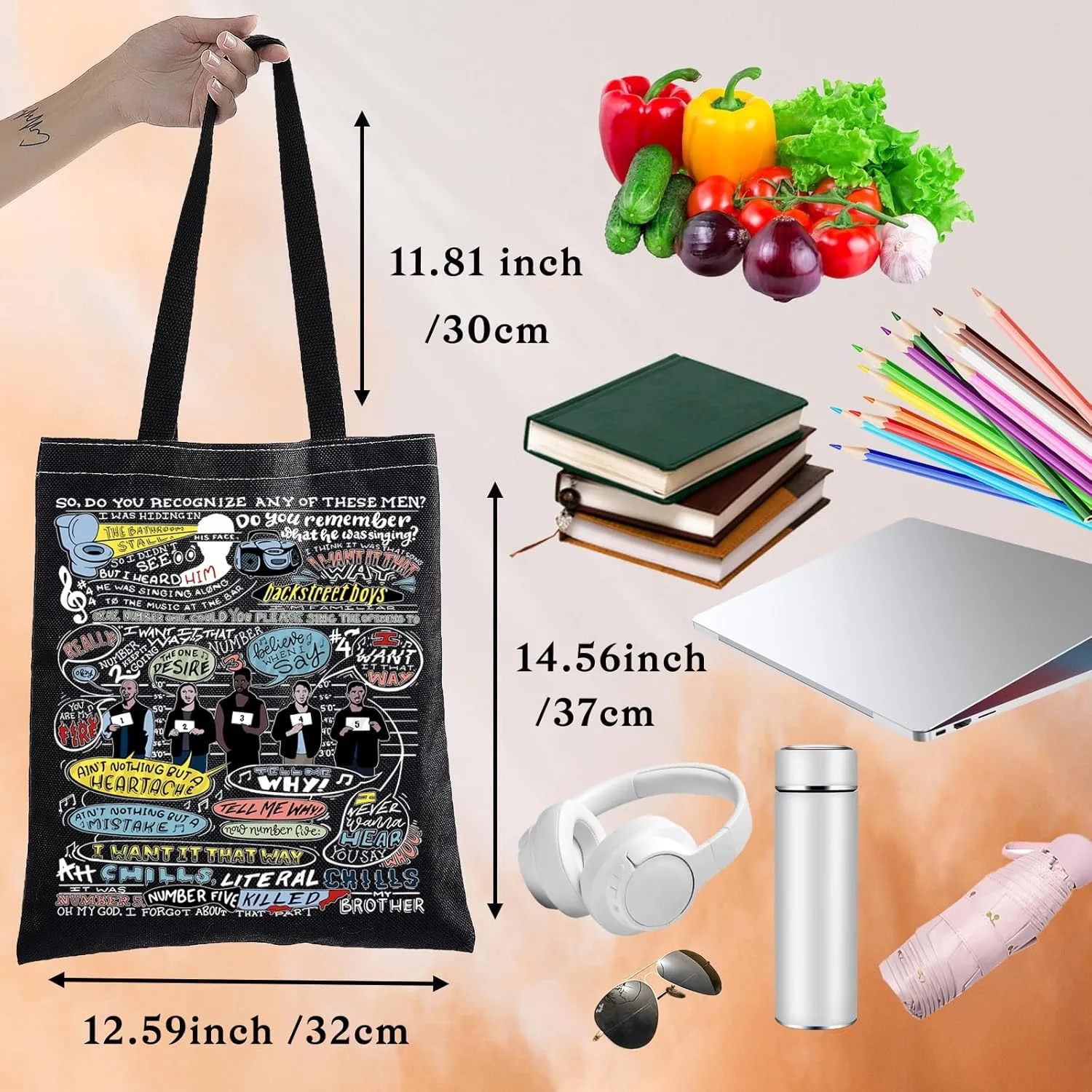BWWKTOP Jake Peralta Comedy TV Show Tote Bag Jack Fans Gifts I Want It That Way Inspired Shoulder Bag Ray Holt 99 Merchandise