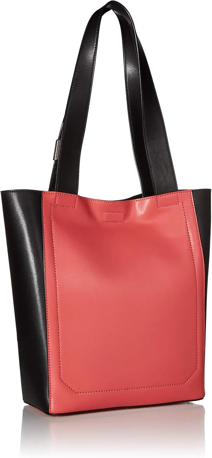 Calvin Klein Karsyn Nappa Leather Belted North/South Tote