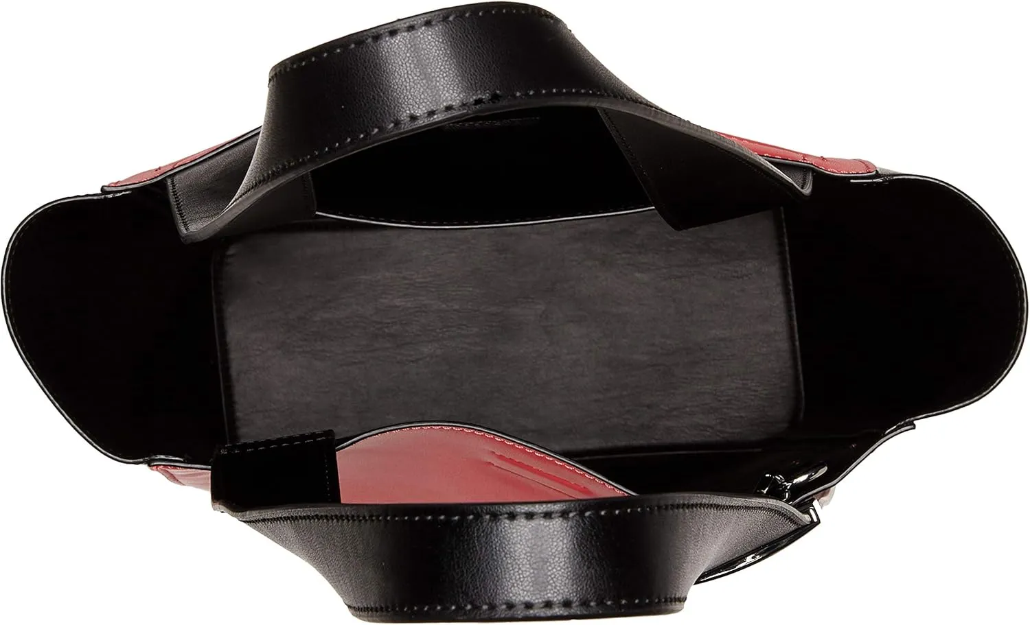 Calvin Klein Karsyn Nappa Leather Belted North/South Tote