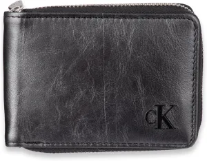 Calvin Klein Men's RFID Crinkle Leather Slimfold Wallet