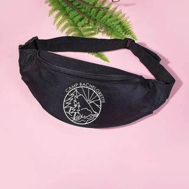 camp bachelorette fanny packs